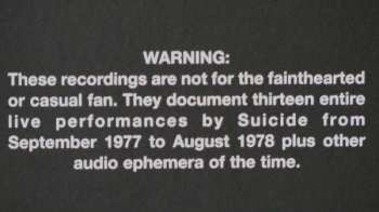 6CD/Coffret Suicide: Live 1977-1978 LTD