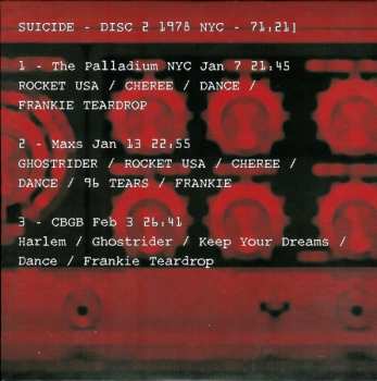 6CD/Coffret Suicide: Live 1977-1978 LTD