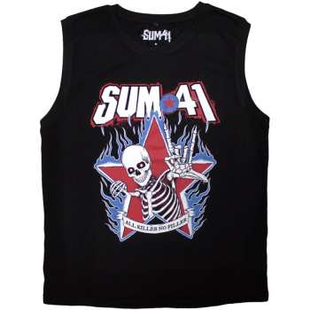 Merch Sum 41: Tank T-shirt All Killer No Filler Skeleton