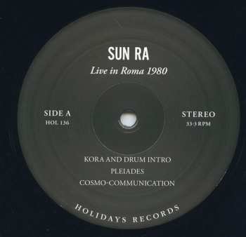 3LP/Coffret Sun Ra: Live In Roma 1980 LTD