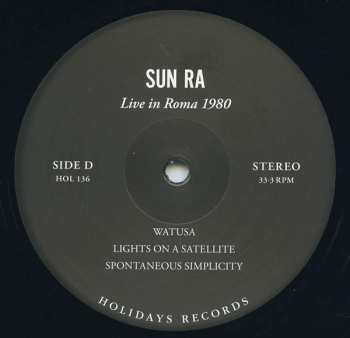 3LP/Coffret Sun Ra: Live In Roma 1980 LTD