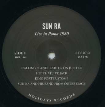 3LP/Coffret Sun Ra: Live In Roma 1980 LTD