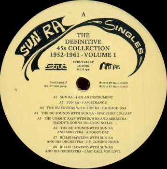 3LP Sun Ra: Singles Volume 1: The Definitive 45s Collection 1952-1961