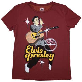 Merch Sun Records: Femmes T-shirt Elvis Mic