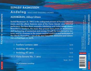 CD Sunleif Rasmussen: Andalog: Solo And Ensemble Works