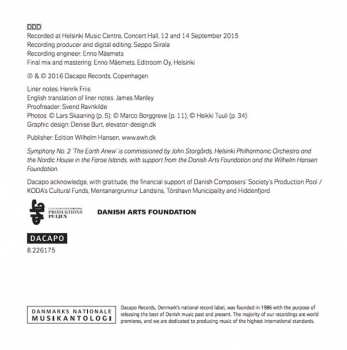 CD Helsinki Philharmonic Orchestra: Symphony No. 2 'The Earth Anew'