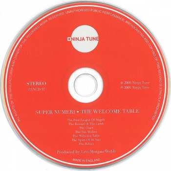 CD Super Numeri: The Welcome Table