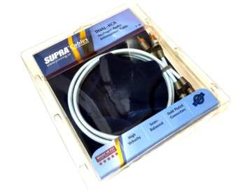 Technique audio Supra Dual 2rca - 2rca 0,5m