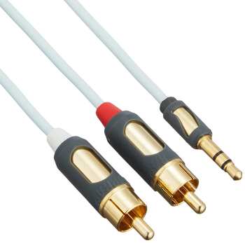 Technique audio SUPRA MP-CABLE MINI PLUG-2RCA 1m
