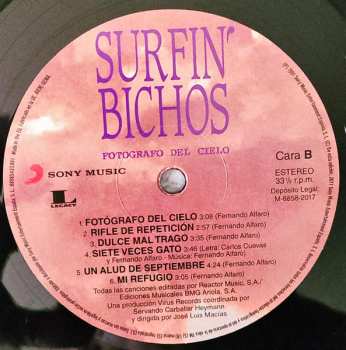 LP/CD Surfin' Bichos: Fotógrafo Del Cielo