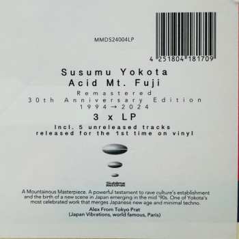 3LP Susumu Yokota: Acid Mt. Fuji = 赤富士