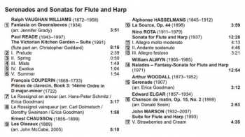 CD Suzanne Shulman:  Sserenades And Sonatas For Flute And Harp