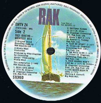 LP Suzi Quatro: Greatest Hits