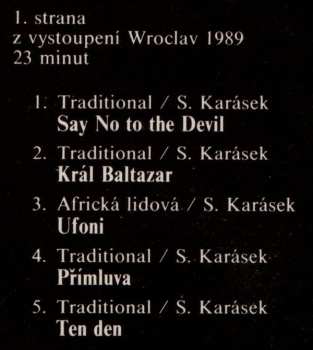 LP Svatopluk Karásek: Řek's Už Ďáblovi Ne?