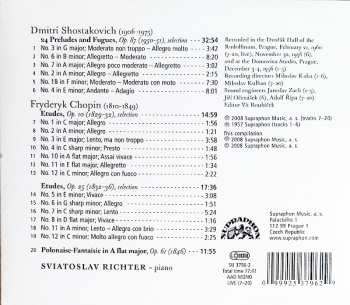 CD Frédéric Chopin: 24 Preludes And Fugues / Etudes, Opp 10 & 25 / Polonaise-Fantaisie, Op. 61