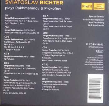 11CD/Coffret Sviatoslav Richter: Plays Rakhmaninov & Prokofiev