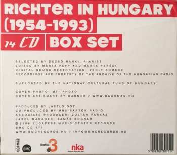 14CD/Coffret Sviatoslav Richter: Richter In Hungary (1954-1993)
