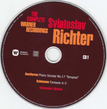 24CD/Coffret Sviatoslav Richter: The Complete Warner Recordings