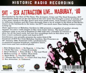 CD Svt: Sex Attraction Live... Mabuhay, '80