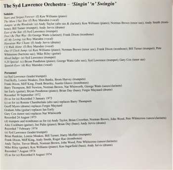 2CD Syd Lawrence And His Orchestra: Singin' 'N' Swingin'