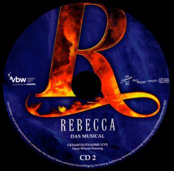 2CD Michael Kunze: Rebecca Das Musical - Gesamtaufnahme Live - Neue Wiener Fassung