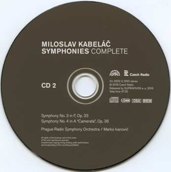 4CD/Coffret Prague Radio Symphony Orchestra: Symphonies Complete