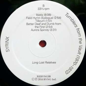 3LP Syrinx: Tumblers From The Vault (1970-1972)
