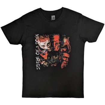 Marchandises System Of A Down: System Of A Down Unisex T-shirt: Painted Faces (small) S