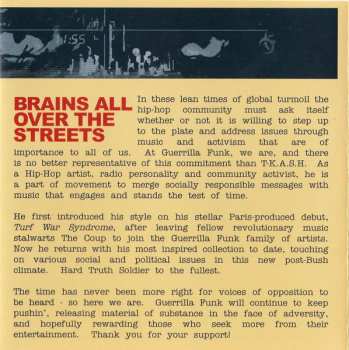 CD T-Kash: Brains All Over The Streets