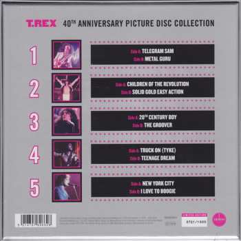 5SP/Coffret T. Rex: 40th Anniversary Picture Disc Collection PIC