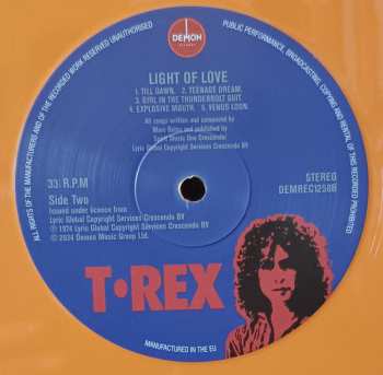 LP T. Rex: Light Of Love CLR