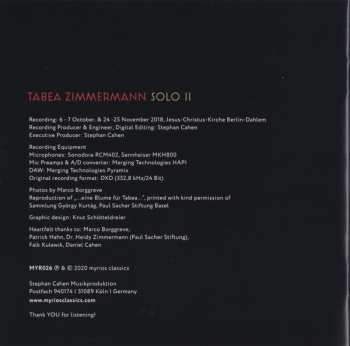 CD Johann Sebastian Bach: Solo II