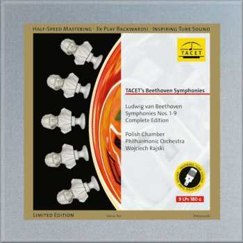 9LP/Coffret Ludwig van Beethoven: TACET's Beethoven Symphonies (Symphonies Nos. 1-9 Complete Edition) LTD | NUM