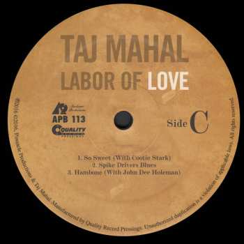 LP Taj Mahal: Labor of Love