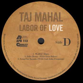 LP Taj Mahal: Labor of Love