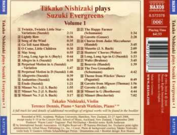 CD Takako Nishizaki: Takako Nishizaki Plays Suzuki Evergreens