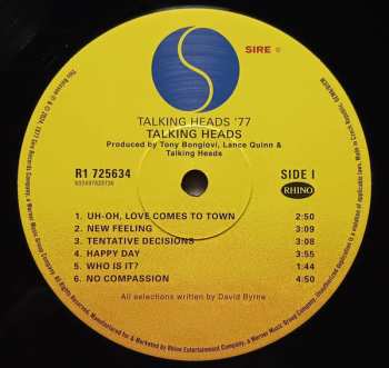 4LP/4SP/Coffret Talking Heads: Talking Heads: 77 LTD | DLX