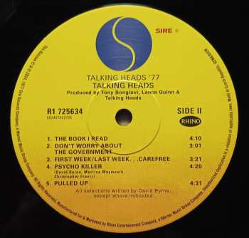 4LP/4SP/Coffret Talking Heads: Talking Heads: 77 LTD | DLX