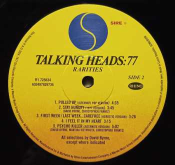 4LP/4SP/Coffret Talking Heads: Talking Heads: 77 LTD | DLX