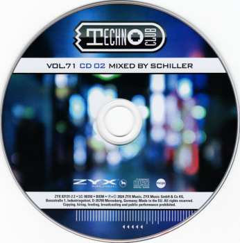 2CD/Coffret Schiller: Techno Club Vol.71 LTD