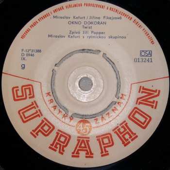 SP Czechoslovak Radio Dance Orchestra: Píseň Pro Kristinku / Okno Dokořán