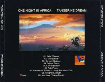 CD Tangerine Dream: One Night In Africa