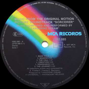 LP Tangerine Dream: Sorcerer