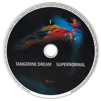 3CD Tangerine Dream: Supernormal (The Australian Concerts 2014)