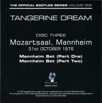 4CD/Coffret Tangerine Dream: The Official Bootleg Series Volume One