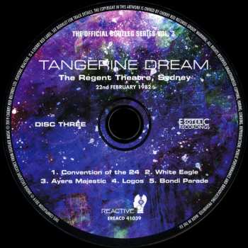 4CD/Coffret Tangerine Dream: The Official Bootleg Series Volume Three