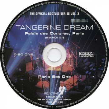4CD/Coffret Tangerine Dream: The Official Bootleg Series Volume Two