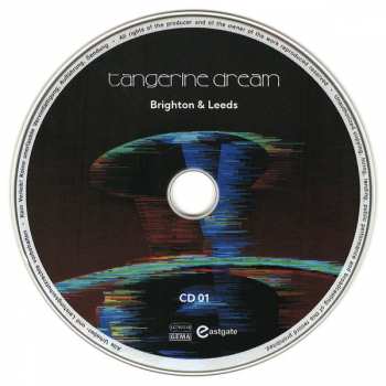 8CD/Coffret Tangerine Dream: The Sessions Box Set (United Kingdom & Ireland 2022) LTD