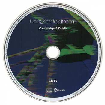 8CD/Coffret Tangerine Dream: The Sessions Box Set (United Kingdom & Ireland 2022) LTD