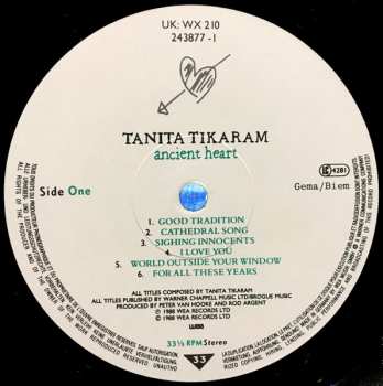 LP Tanita Tikaram: Ancient Heart
